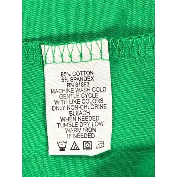 Isaac Mizrahi Live Kelly Irish Green Short Sleeve T-Shirt Dress Size XS‎ Spring - Picture 6 of 9
